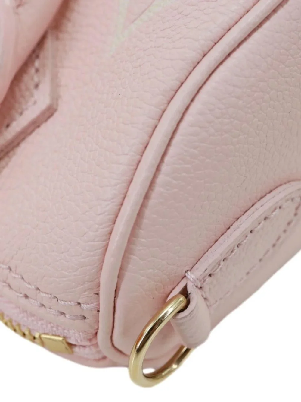 Louis Vuitton Nano Speedy Bandouliere Monogram Empreinte Leather Shoulder Bag P